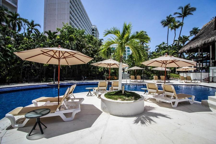 阿卡普尔科帝国酒店 外观 照片 Pool at the hotel
